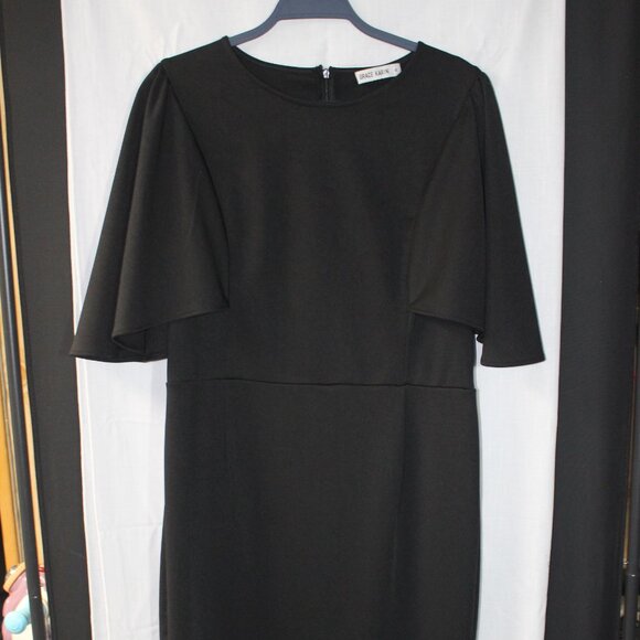Grace Karin, size XL, basic black dress with flowy sleeve - Picture 3 of 3